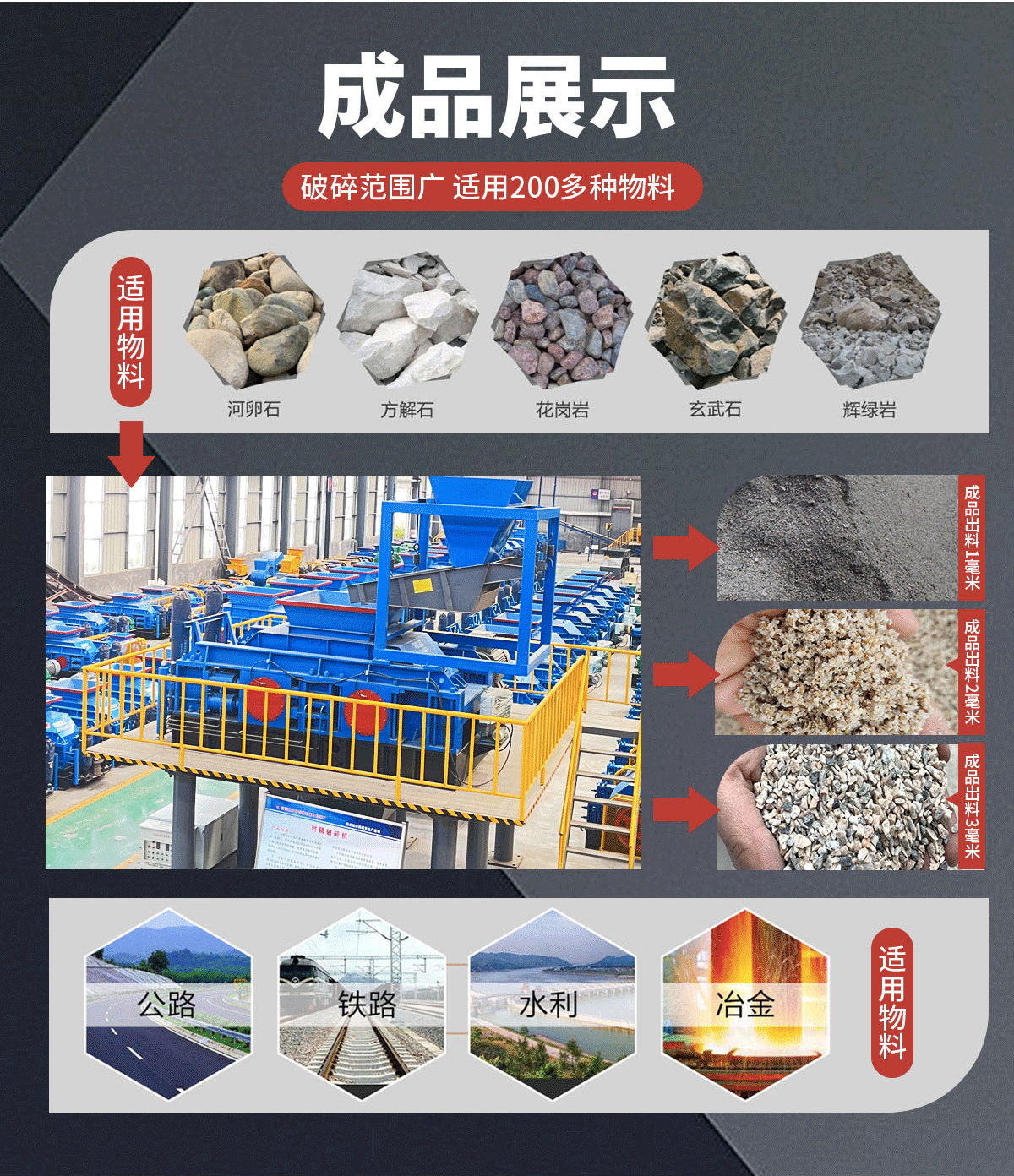 河卵石对辊制砂机价格
